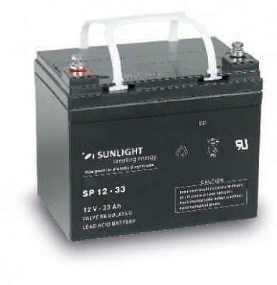 Акумулатор SUNLIGHT 12V 33AH  SPA