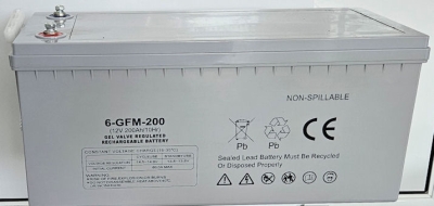 Батерия , Тягов акумулатор 200AH, 12V, Aкумулаторна батерия 6-FM-200-B