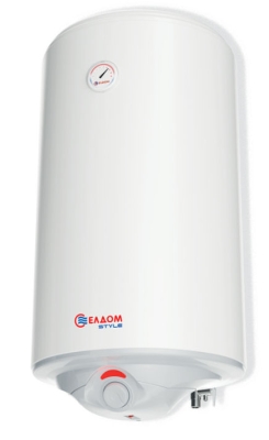 Бойлер,  ЕЛДОМ 72265W, 80л, 3KW, емайлиран,вертикален, диаметър 435 mm