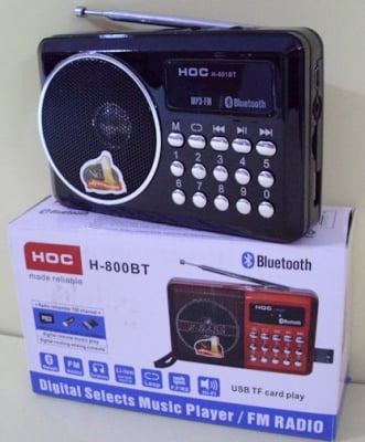 Радиоприемник . H-801BT c USB, SD/MMC, МР3 ,FM мини аудио система с блутут