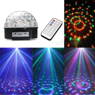 Лампа . led magic ball light/музикална диско система с лампа и Bluetooth