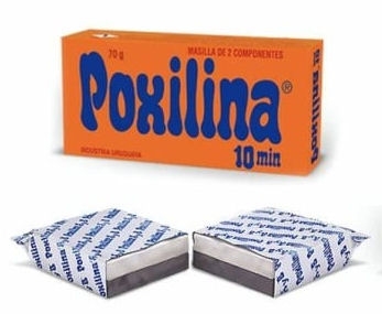 Лепило,  , POXILINA 70g., Двукомпонентно маджун лепило, Супер силно 