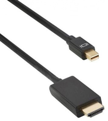 Кабел . преход DeTech, Mini DisplayPort(м) към HDMI(м)