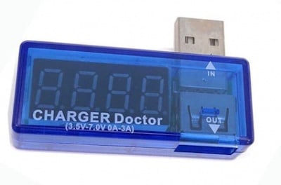 . . ЦИФРОВ USB ТЕСТЕР Устройство за измерване на напрежение и ток на USB