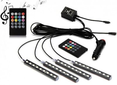 . . Универсална RGB LED подсветка HR-01678A