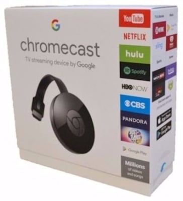 . . Мултимедиен плеър Chromecast за телевизор HDMI SmartTV