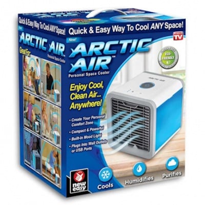 . . Въздушен охладител Arctic Air, USB, нощна цветна лампа
