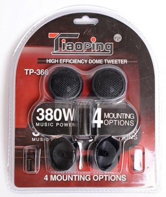 Тонколони . Високочестотни Пиезокристални Говорители 1" TCT-TP366 TWEETER PIEZZO, 4 Ohm, 150W