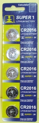 Батерия . CR-2016 3V SUPER1