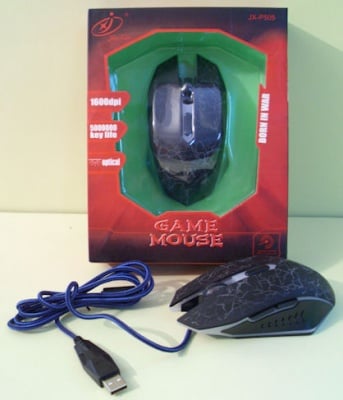 Компютърна мишка  . Геймърска оптична мишка GAME JX-P505