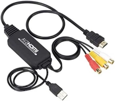 Кабел . Преобразувател от HDMI към 3RCA,2AV