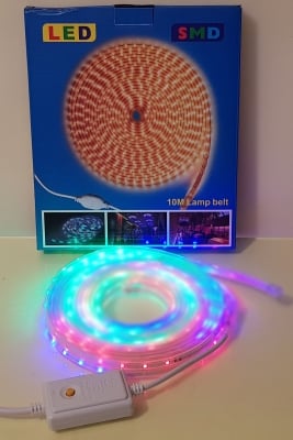 Лампа . LED Лента SMD Многоцветна 10M