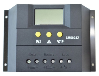 , , Контролер регулатор за соларни панели CM5024Z 40A/12/24V с LCD дисплей