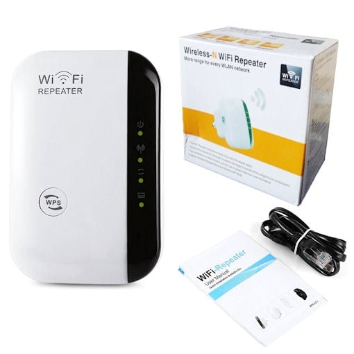 Wi Fi усилвател WiFi repeater рутер Wireless-N 300 Mbps 1LAN, WiFi ...