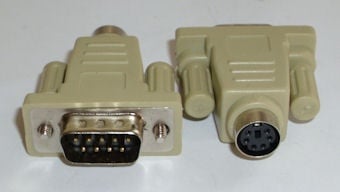 Букса . Компютърен преход - PS2 женско на 9 pin мъжко