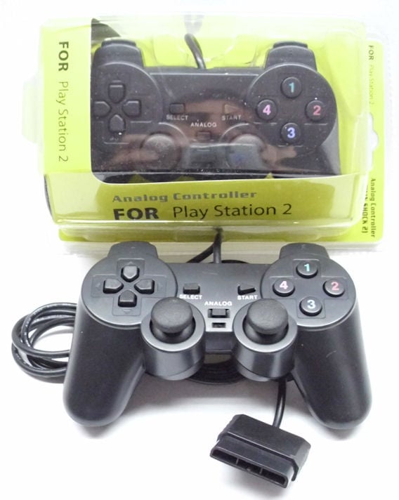 ДЖОЙСТИК . за плейстейшън - черен -PLAY STATION 2