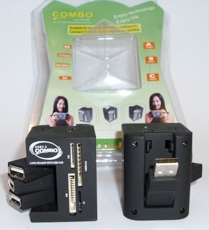 Компютърен . Хъб универсален -- USB--3USB+MS+SD/MMC+M2