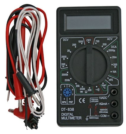 Измерванелен уред . Мултицет DT-838
