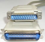 Кабел . компютърен принтер 25 pins мъжко - 36 pins мъжко