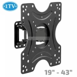 Стойка за телевизор , 1TV-101, Регулируема, 19"-43" инча, до 15кг