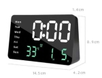 Часовник , DCX-670, Дигитален светещ LED часовник с аларма