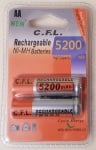 Батерия C.F.L Акумулаторна R6 AA 5,2A 1,2V