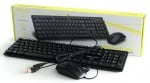 Компютърна  . Клавиатура с мишка DELUX KA150U+M136BU БДС кирилизирана