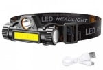 Прожектор  . Фенер акумулаторен, Презареждаем USB челник - High Power Headlamp