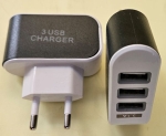 Адаптер, , 220V-5V 3.1A на 3USB/F