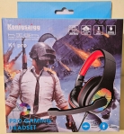 - - Геймърски слушалки, K1B Pro, Микрофон, LED, USB, Черни