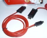 Кабел . HDMI-HDMI mikro+HDMI mikro женско - 1,5 м.