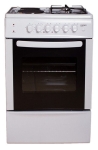 Готварска печка, Crown, (ток/газ) CR-5050V , 2 газ 2ток , Бял