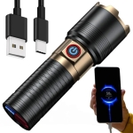 Прожектор,  , Мощен LED фенер, акумулаторен с функция за захранване, CB-X53 