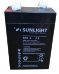 Акумулатор, SUNLIGHT Тягова батерия 6V 2,8AH SPA