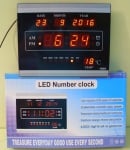 Часовник  . Дигитален LED диоден с термометър  HB-188