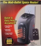 Печка . Хенди Хийтър с дистанционно, Handy Heater 400W 