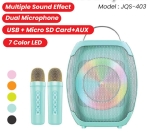 Тонколона, , Активна караоке Bluetooth тон колона JQS-403 с 2 микрофона