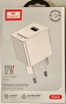 Адаптор,  , Зарядно устройство EU43, 12W, 220V-5V, 2.4A, USB/F