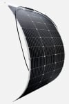 Фотоволтаичен панел EMDE-Solar Слънчев полу-гъвкав соларен панел, Монокристален гъвкав модул 100 Wp / 22.8 V